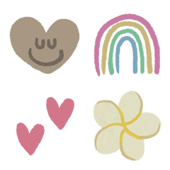 Japanese KUSUMI color Emoji.