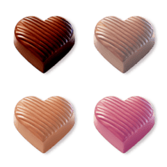 Chocolate Heart / stripe