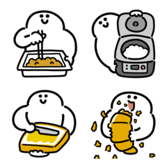 にっこり朝ごはん 動く絵文字