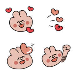 A rabbit that conveys feelings