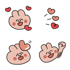 moving rabbit that conveys feelings