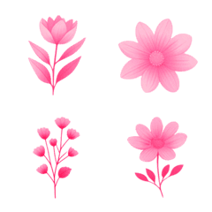 Forest flower collection-Pink