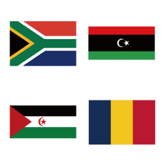 African flags