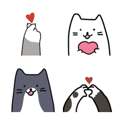 cute cat hand gestures