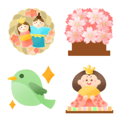 Pastel colors/cute Doll's Festival