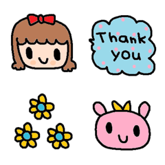 nenerin色んな絵文字セット913可愛い