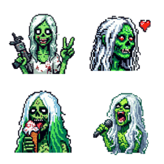 Cute Zombie Emoji (Horror)