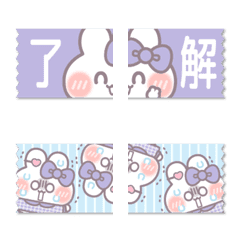 Ushagi!!Washi tape purple