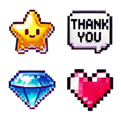 Useful pixel art emojis