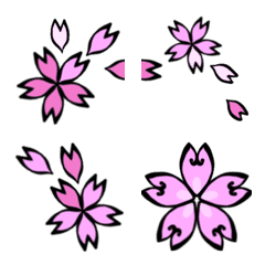 Line Emoji vol.06 Spring flowers