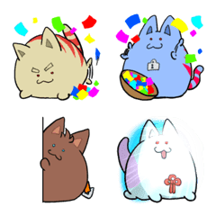 Kawaii round cat's "RHAPSCAT!?"