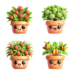 Imoji Category Pots: Fruits