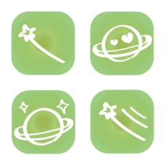 Psychedelic space world(Light green)