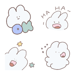 Emoji cute rabbit cute*