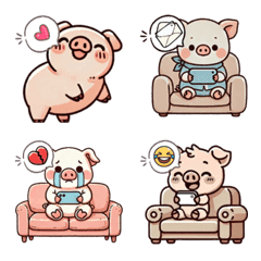 Baby Piggy Life (Emoji) Ver2