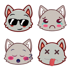 Baby Wolf Life Adventures (Emoji) Ver6