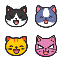 Cute Cat Face Emojis 2