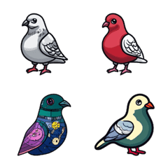 Mechanical Pigeon Emoji Pack