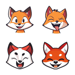 Simple Fox Emoji