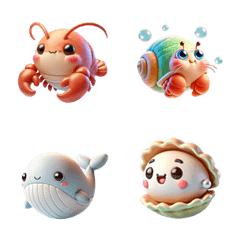 Imoji Fat and love? : Sea animals