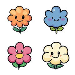 Cute Flower Emoji Pack