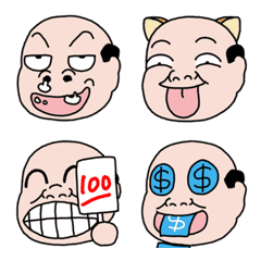 Smiling face emoticon sticker