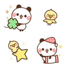 Move! Panda and Piyo's textless emoji