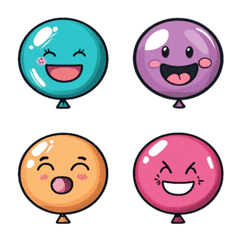 Happy Balloon Emoji Pack