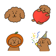 Toy poodle emoji 02