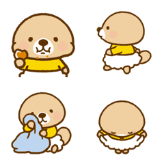 Rakko-san younger brother Moving emoji2