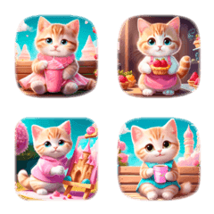 Kitten Emoji Sweets/Dairy/SPR