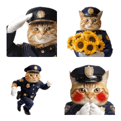 Cat police officer