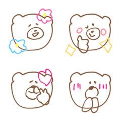 cute, bear, line drawing, popular