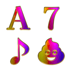 動く▶️デコ文字♪キラキラ派手ピンク金縁