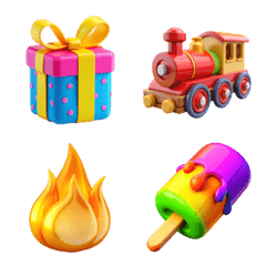 3D Emoji: Commonly Used 8