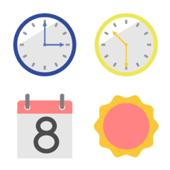 Useful Clock and Calendar Emojis