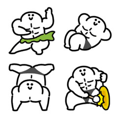 にっこりマッチョ2 動く絵文字