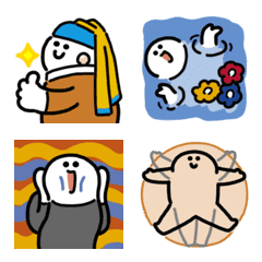 อิโมจิภาพวาดศิลปะยิ้ม