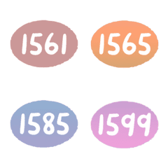 sunset 1560-1599 number emoji