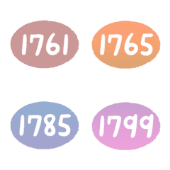 sunset 1760-1799 number emoji