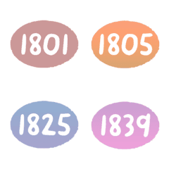 sunset 1800-1839 number emoji