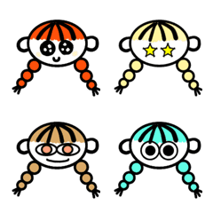 カラフルOSAGEちゃんのリアクション絵文字