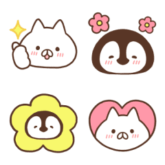 Penguin and Cat Days Emoji 3