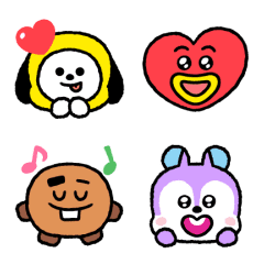 ユニバースターBT21 リアクション絵文字