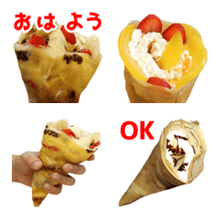 Crepe emoji.