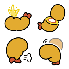 delicious fried shrimp emoji