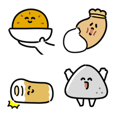 Smiling oden emoji