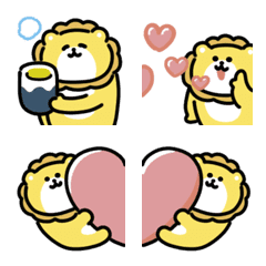 ライオンのラブ&ハート 動かない絵文字