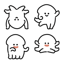 Dancing squid emoji
