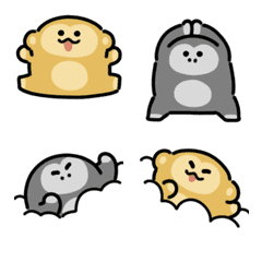 Monkey and gorilla emoji